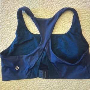 lululemon athletica Dark Navy Racerback Hook-Back Sports Bra